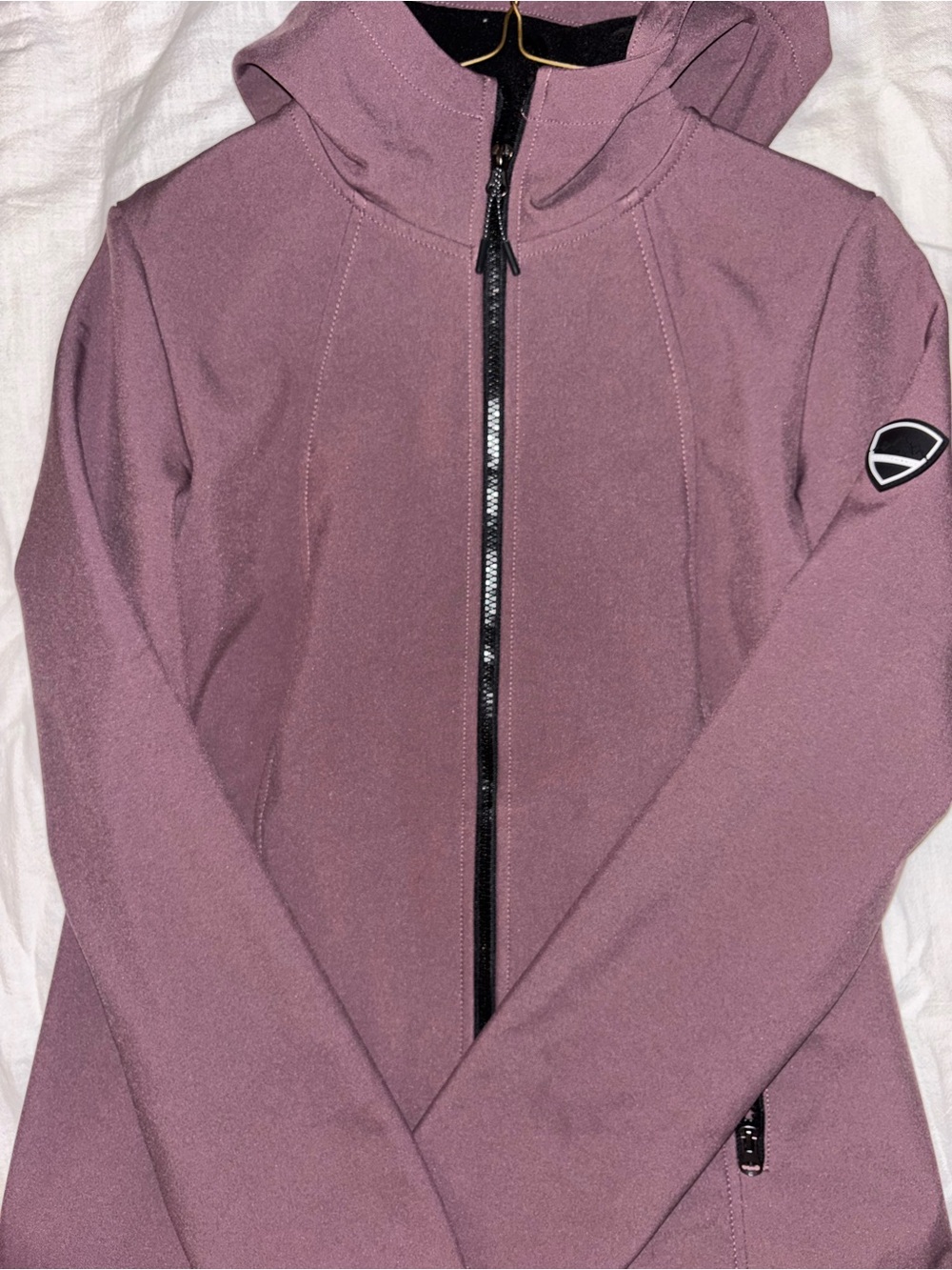 Women's Hooded Softshell Jacket - Mauve